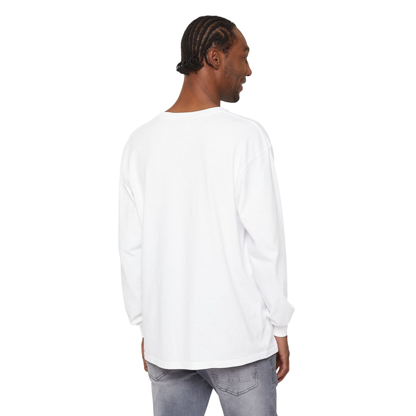 Garment-Dyed Long Sleeve T-Shirt – Go Go Barstow | Casual, Eco-Friendly, Gift, Everyday Wear, Relaxed Style