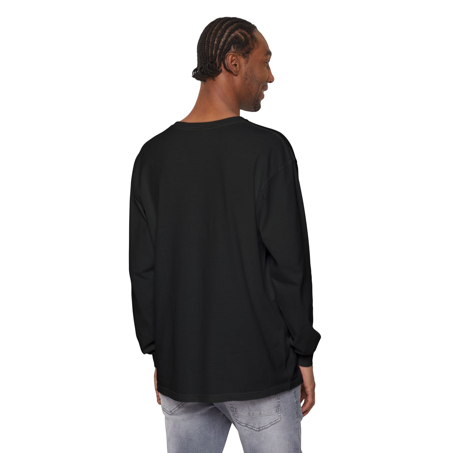 Garment-Dyed Long Sleeve T-Shirt – Go Go Barstow | Casual, Eco-Friendly, Gift, Everyday Wear, Relaxed Style